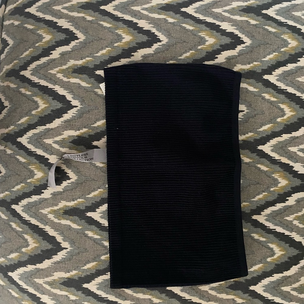 Zara black crop top